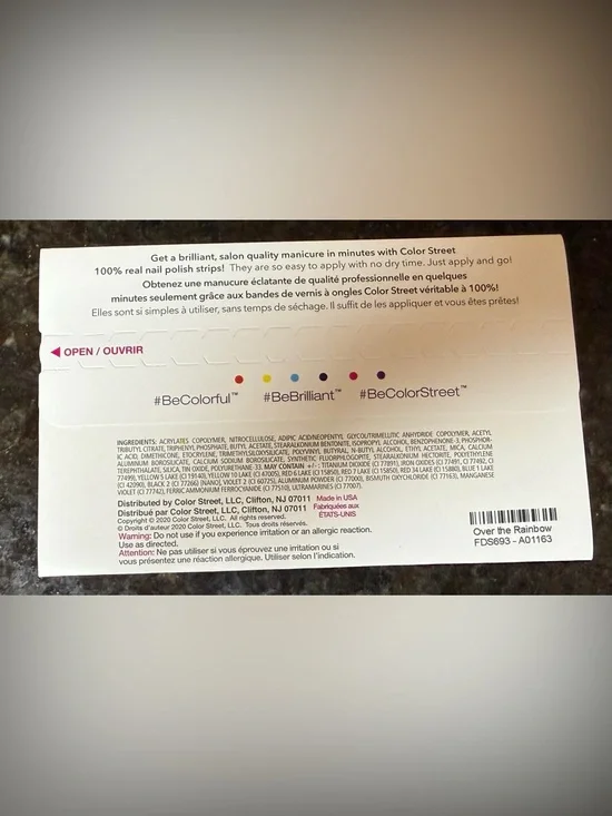 RETIRED Color Street Set (Over the Rainbow) - Picture 3 of 4